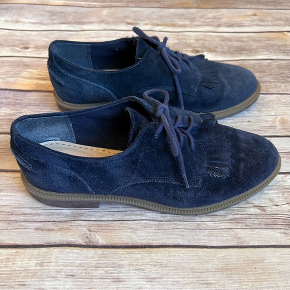 Clarks Blue Suede Shoes - Picture 4 of 7